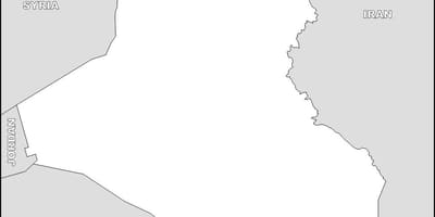 ಮ್ಯಾಪ್ ಆಫ್ ಇರಾಕ್ ಖಾಲಿ