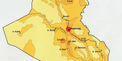 ಮ್ಯಾಪ್ ಆಫ್ ಇರಾಕ್ ಜನಸಂಖ್ಯೆ