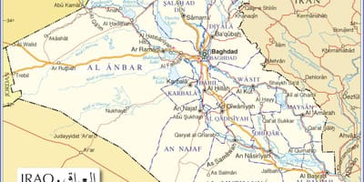 ಮ್ಯಾಪ್ ಆಫ್ ಇರಾಕ್ ರಸ್ತೆಗಳು